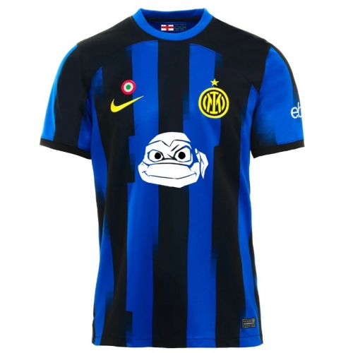 Tartarughe Ninja Maillot De Foot Inter Milan Domicile Homme 2023 2024