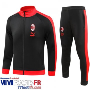 Veste Foot AC Milan noir Homme 2023 2024 JK811