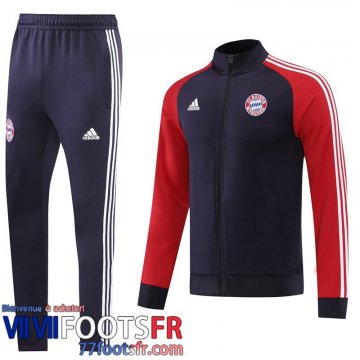 Veste Foot Bayern Munich bleu rouge Homme 22 23 JK458