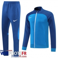 Veste Foot Sport bleu Homme 2022 2023 JK375