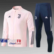Veste de foot Juventus 2020 2021 Rose A346#