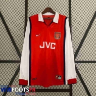 Retro Maillot De Foot Arsenal Domicile Homme Manche Longue 98 99 FG393