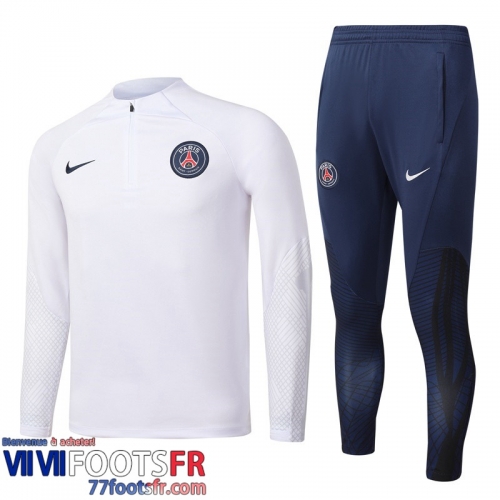 Survetement de Foot PSG Blanc Homme 2022 2023 TG531