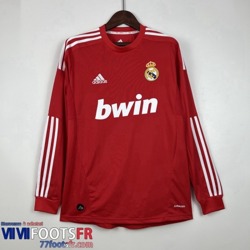 Retro Maillot De Foot Real Madrid Exterieur Homme Manche Longue 11 12 FG259