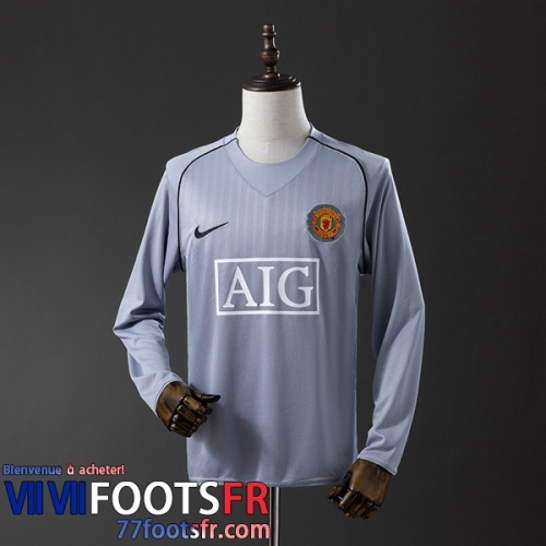 Retro Maillot De Foot Manchester United Gardiens De But Homme Manche Longue 2007 FG946