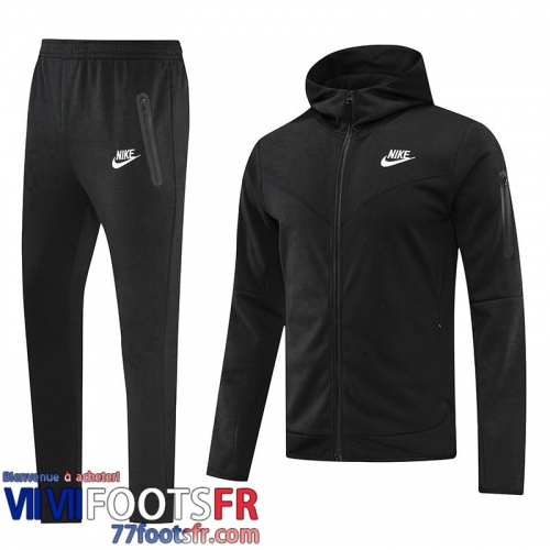 Veste Foot - Sweat A Capuche Sport le noir Homme 2022 2023 JK324