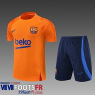 T-Shirt Barcelone orange Homme 2022 2023 PL438