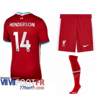 Maillot de foot Liverpool Jordan Henderson #14 Domicile Enfant 2020 2021