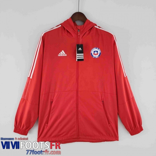 Coupe Vent - Sweat a Capuche Chile rouge Homme 2022 2023 WK120