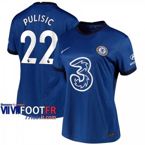 Maillot de foot Chelsea Christian Pulisic #22 Domicile Femme 2020 2021