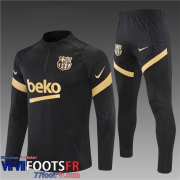 Survetement de Foot Barcelone le noir Enfant 21 22 TK115