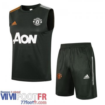 Sans manches Manchester United Gris foncé Uomo 2021 2022 PL92