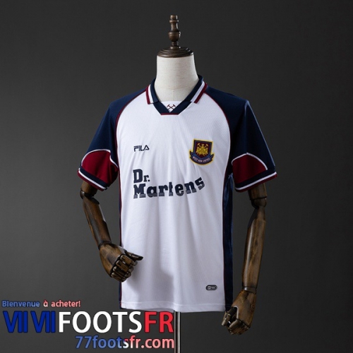 Retro Maillot De Foot West Ham United Exterieur Homme 99 01 FG891