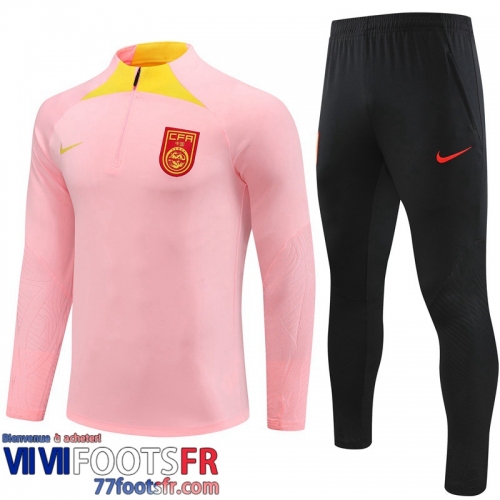 Survetement de Foot China rose Homme 2023 2024 TG825