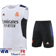 Sans manches Real Madrid Blanc Homme 2022 2023 PL483