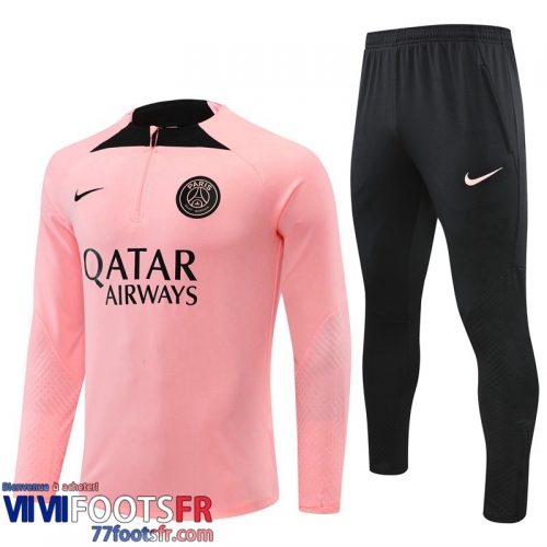 Survetement de Foot PSG Paris rose Homme 2022 2023 TG419