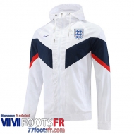 Coupe Vent - Sweat a Capuche Angleterre Blanc Homme 2022 2023 WK221