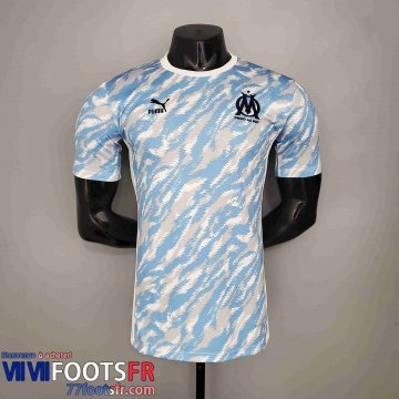 T-shirt Marseille Homme rouge Bleu 2021 2022 KT04