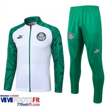 Veste Foot Palmeiras blanc vert Homme 2023 2024 JK707