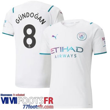 Maillot De Foot Manchester City Extérieur Homme 21 22 # Gündogan 8