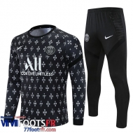 Survetement de Foot PSG noir Homme 21 22 TG209