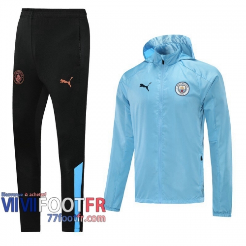 Coupe Vent Manchester City Bleu ciel 20-21 W35