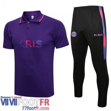 Polo foot PSG mauve Uomo 2021 2022 PL85