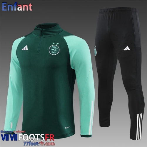 Survetement de Foot Algerie vert Enfant 2023 2024 TK607