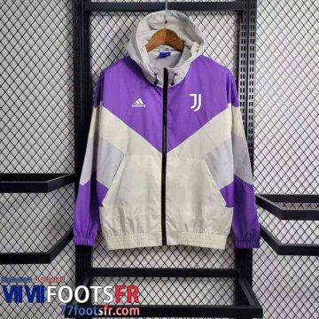 Coupe Vent Juventus violet blanc Homme 2023 2024 WK523 Coupe Vent Juventus violet blanc Homme 2023 2024 WK523