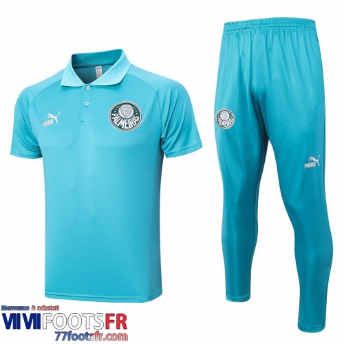 Polo foot Palmeiras bleu ciel Homme 2023 2024 PL673