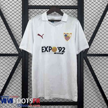 Retro Maillot De Foot Sevilla Domicile Homme 87 90 FG685