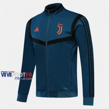 Magasins Veste Foot Juventus Bleu Fonce 2019/2020 Nouveau Promo