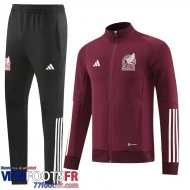 Veste Foot Mexique rouge foncé Homme 2022 2023 JK551