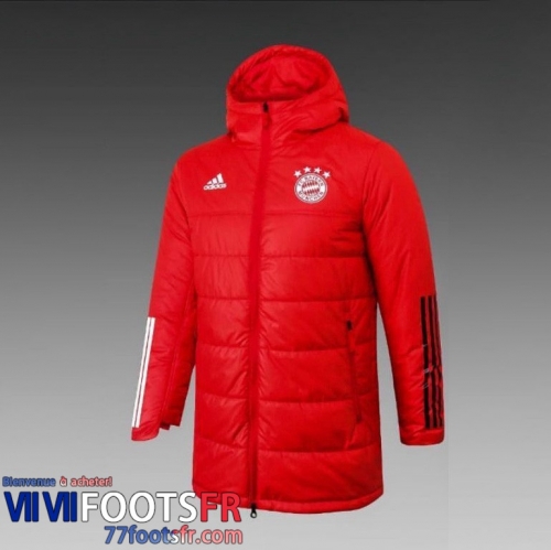 Doudoune Foot Bayern Munich rouge Homme 2021 2022 DD21