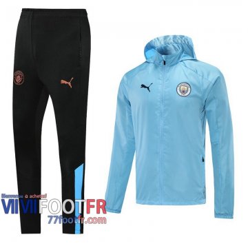 Coupe Vent Manchester City Bleu ciel 20-21 W35