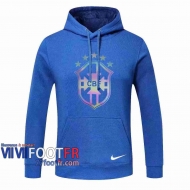 77footfr Sweatshirt Foot Bresil bleu 2020 2021 S20