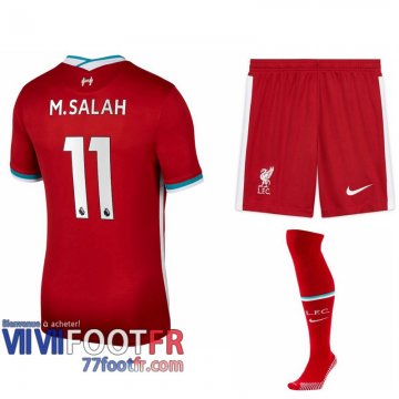 Maillot de foot Liverpool Mohamed Salah #11 Domicile Enfant 2020 2021