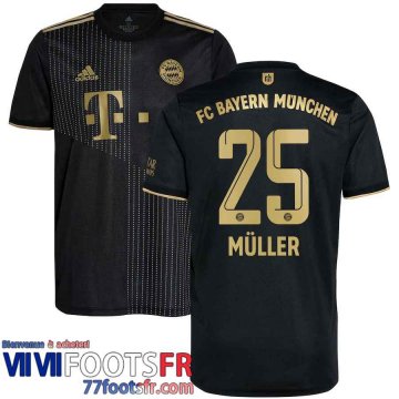 Maillot De Foot Bayern Munich Extérieur Homme 21 22 # Thomas Müller 25