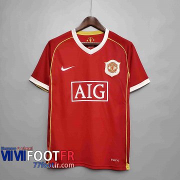 77footfr Retro Maillots foot 06 07 Manchester United Domicile