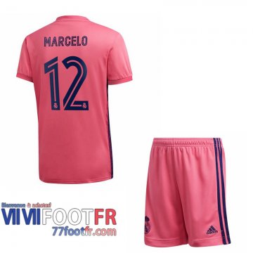 Maillot de foot Real Madrid Marcelo Vieira da Silva #12 Exterieur Enfant 2020 2021