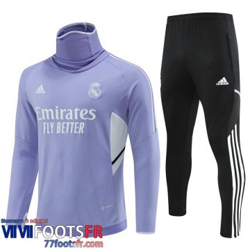 Survetement de Foot Real Madrid Violet Homme 2022 2023 TG501