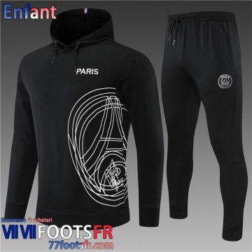 Sweatshirt Foot PSG noir Enfant 2022 2023 TK291