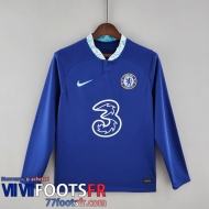 Maillot De Foot Chelsea Domicile Homme Manche Longue 2022 2023 KL03