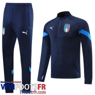 Survetement de Foot Italie bleu marine Homme 2022 2023 TG578