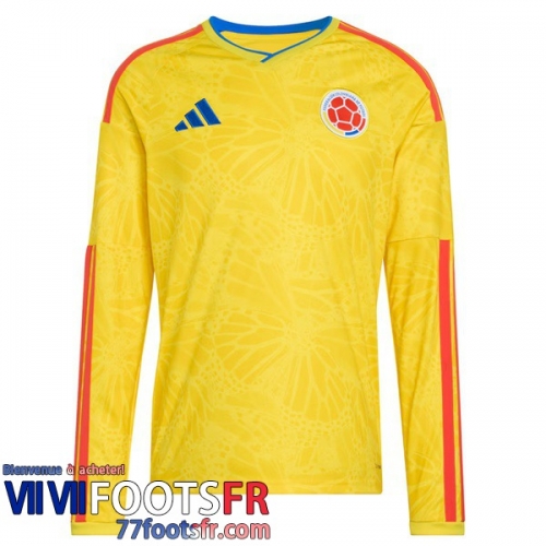 Maillot De Foot Colombie Domicile Homme Manche Longue 2026 World Cup Maillot De Foot Colombie Domicile Homme Manche Longue 2026 World Cup