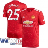 Maillot de foot Manchester United Odion Ighalo #25 Domicile 2020 2021