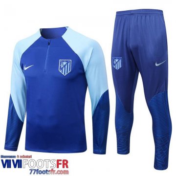 Survetement de Foot Atletico Madrid bleu Homme 2022 2023 TG448