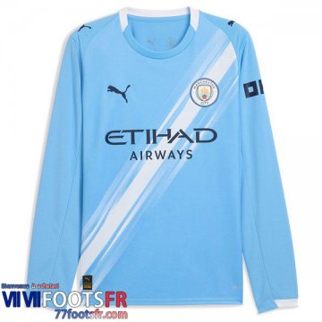 Maillot De Foot Manchester City Domicile Homme Manche Longue 25 26