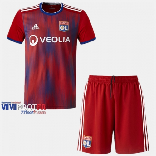 Ensemble Maillot Lyon OL Enfant Third 2019-2020 Personnalisé :77Footfr