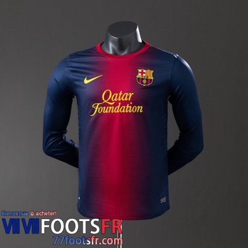 Retro Maillot De Foot Barcelone Domicile Homme Manche Longue 12 13 FG1047